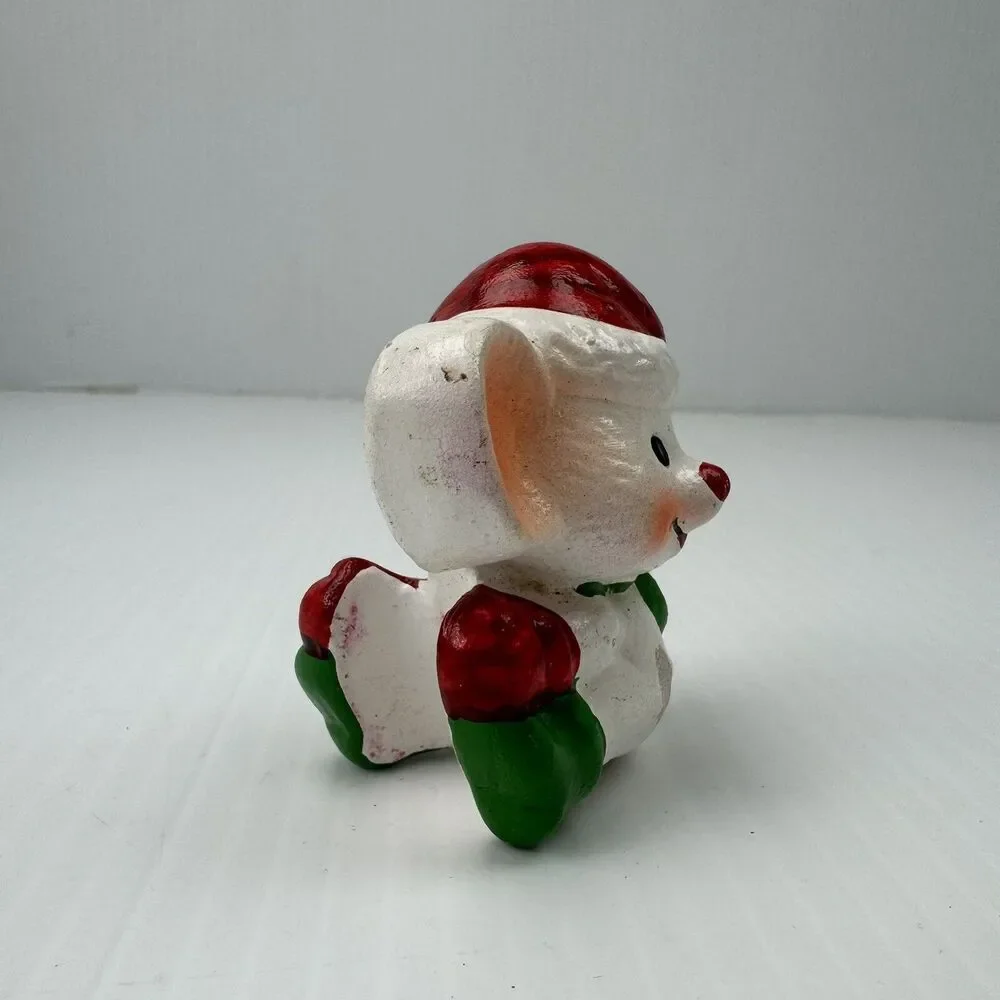 Vintage Mouse Candle Holder RUSS 2520 Christmas Mouse Mice Taper Candle